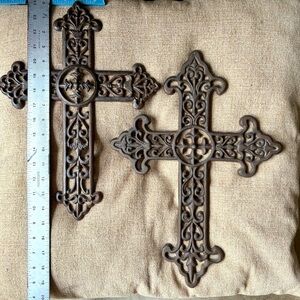 Decorative Brown Wall Cross Set
